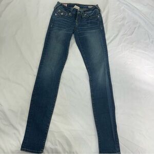 True Religion Dark Wash Skinny Julie Women's Jeans Size 25.